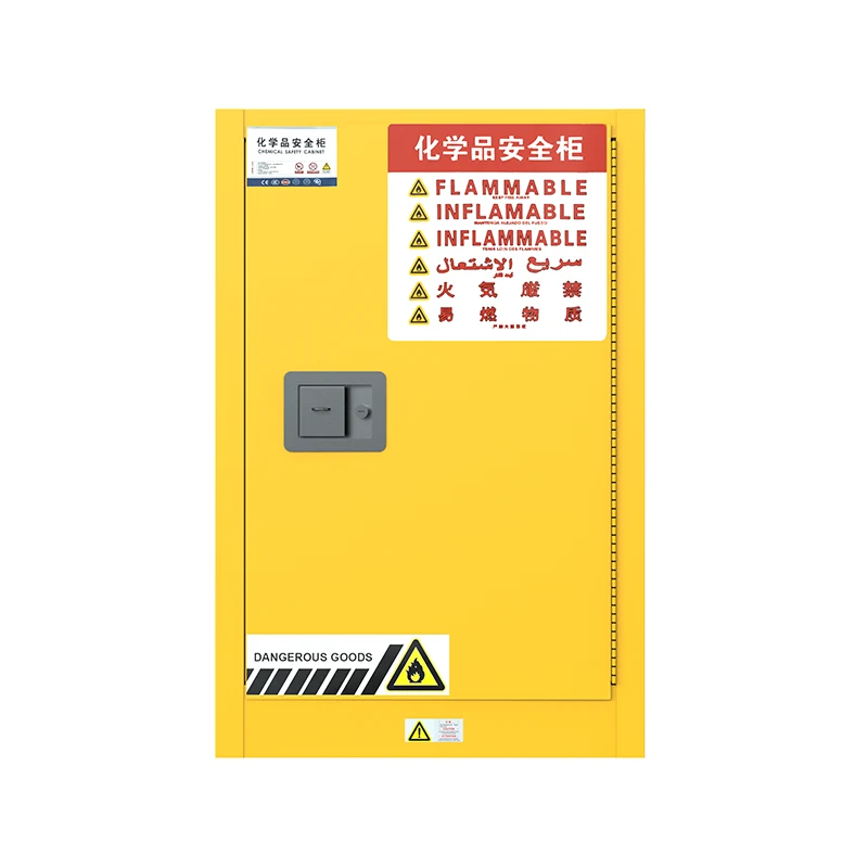 Lemari Panyimpenan Keamanan Cairan lan Bahan Kimia 12 Galon