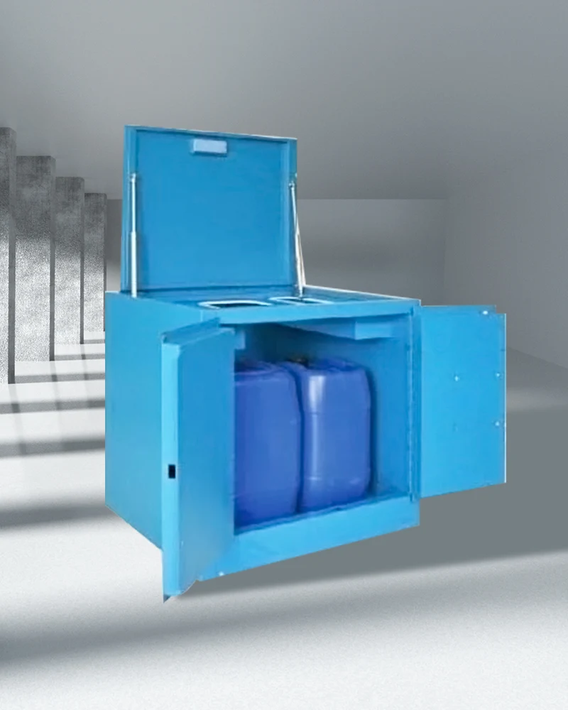 Lemari Panyimpenan Koleksi Limbah Cairan