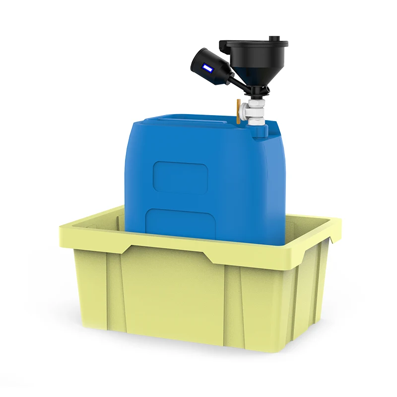 Bundel Corong Limbah Pelarut Kimia