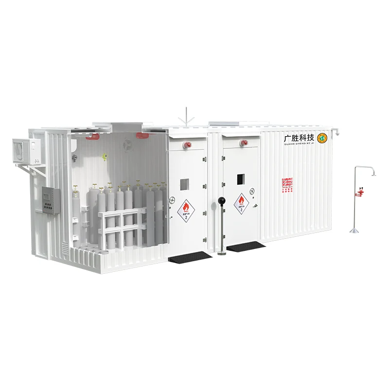 Walk-in Explosion-bukti Gas Cylinder Storage Container Warehouse